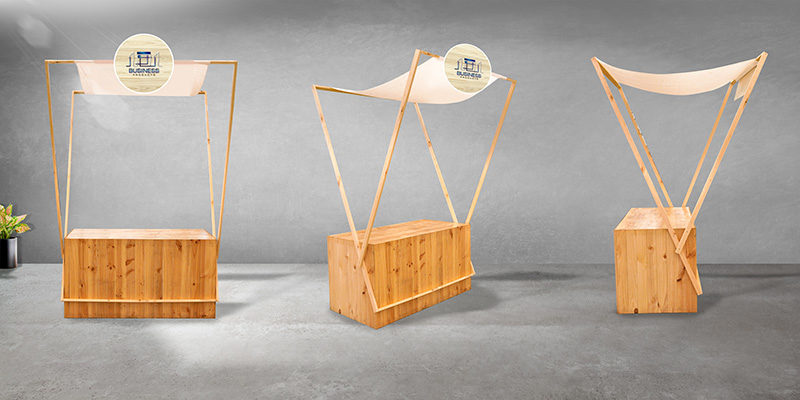 บูธไม้ KIOSK