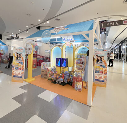 บูธไม้จัดงาน home baby fair2025